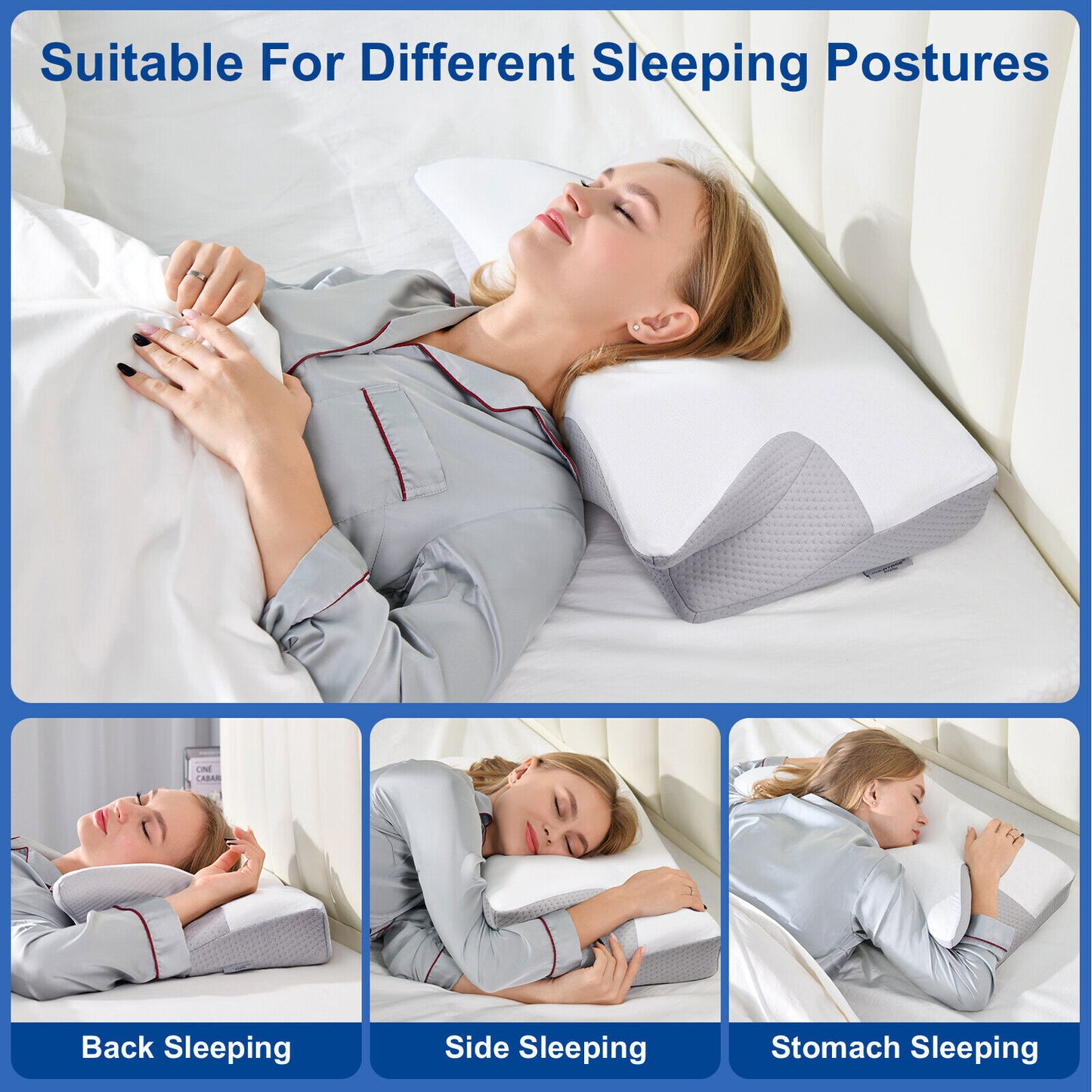 Cervical Pillow for Neck Pain Relief,Orthope