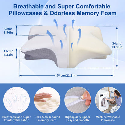 Cervical Pillow for Neck Pain Relief,Orthope